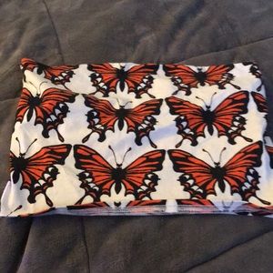 Butterfly crop top